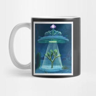 A Ship Sails the Desert at Night Mug